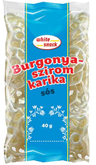 White Snack Burgonyaszirom karika sós 40g