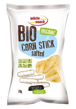 White Snack BIO_Corn_Stick_Salted_70g_3D-kisebb